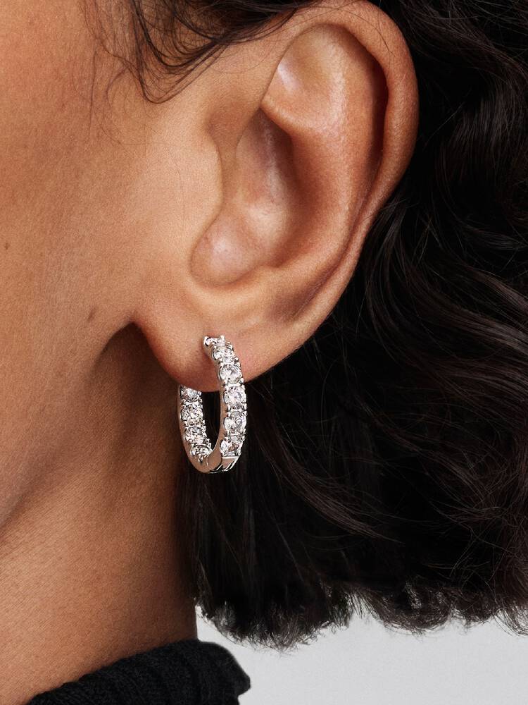 Eternity Hoop Earrings