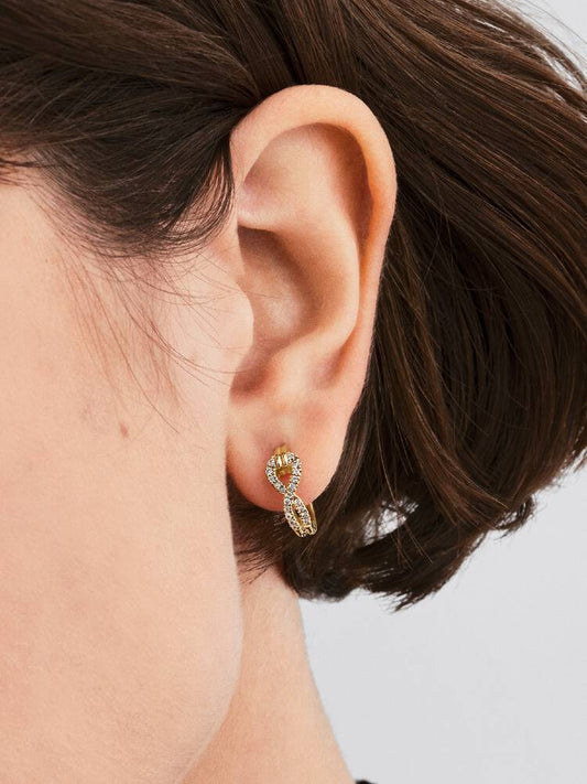 Infinite Hoop Earrings