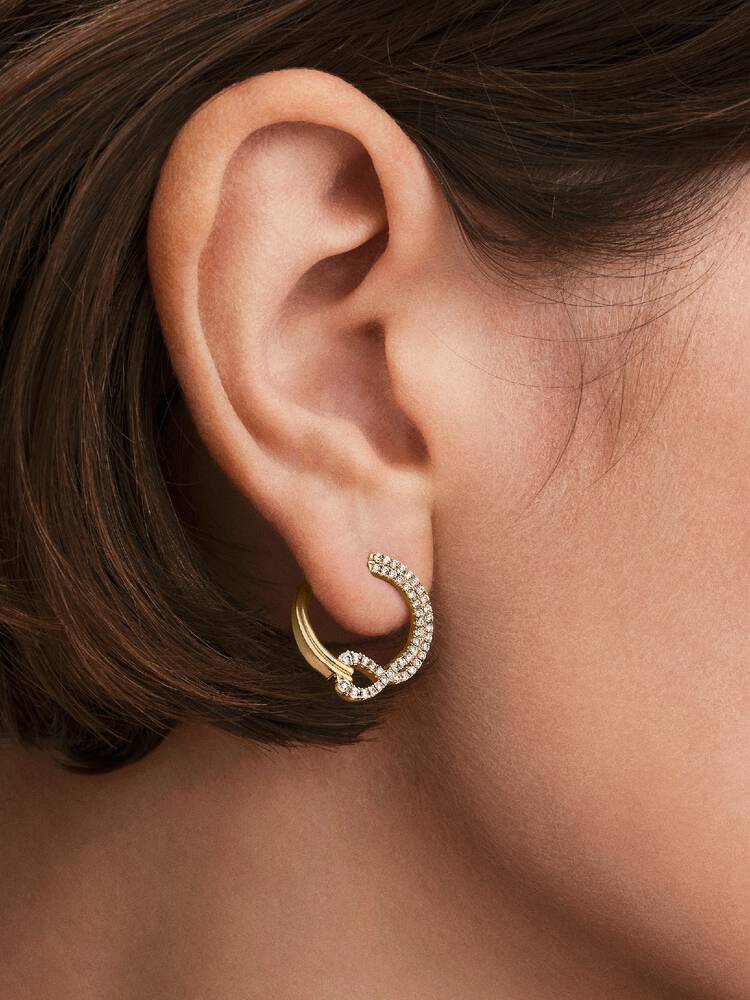 Open Circle Earrings