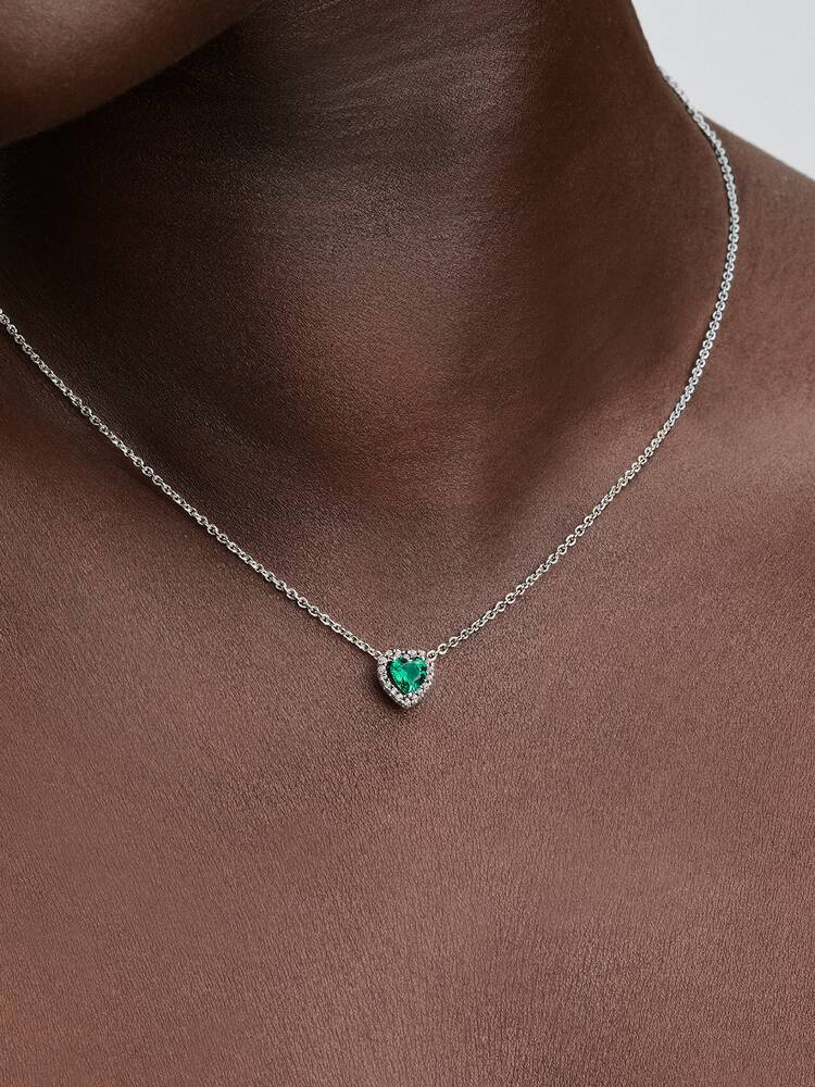 Green Heart Necklace