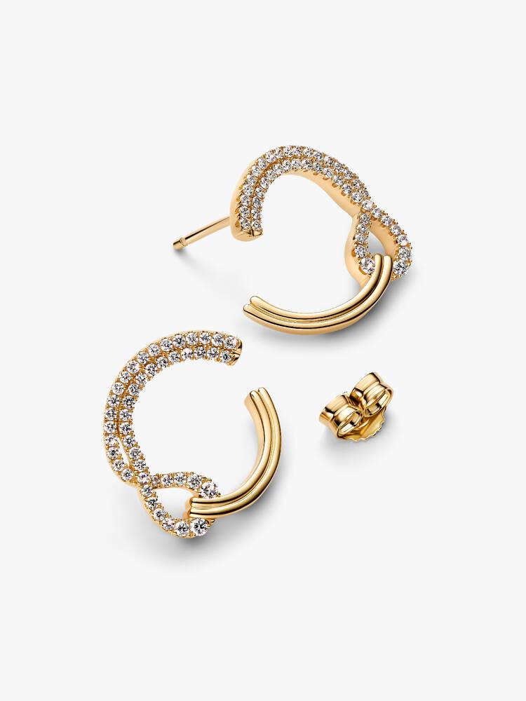 Open Circle Earrings