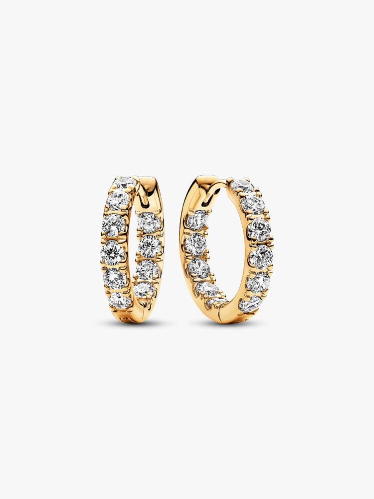 Eternity Hoop Earrings