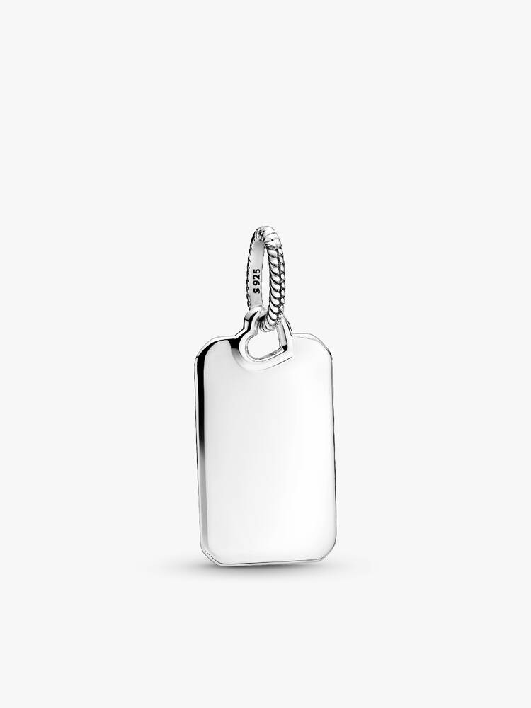 Rectangle Tag Necklace