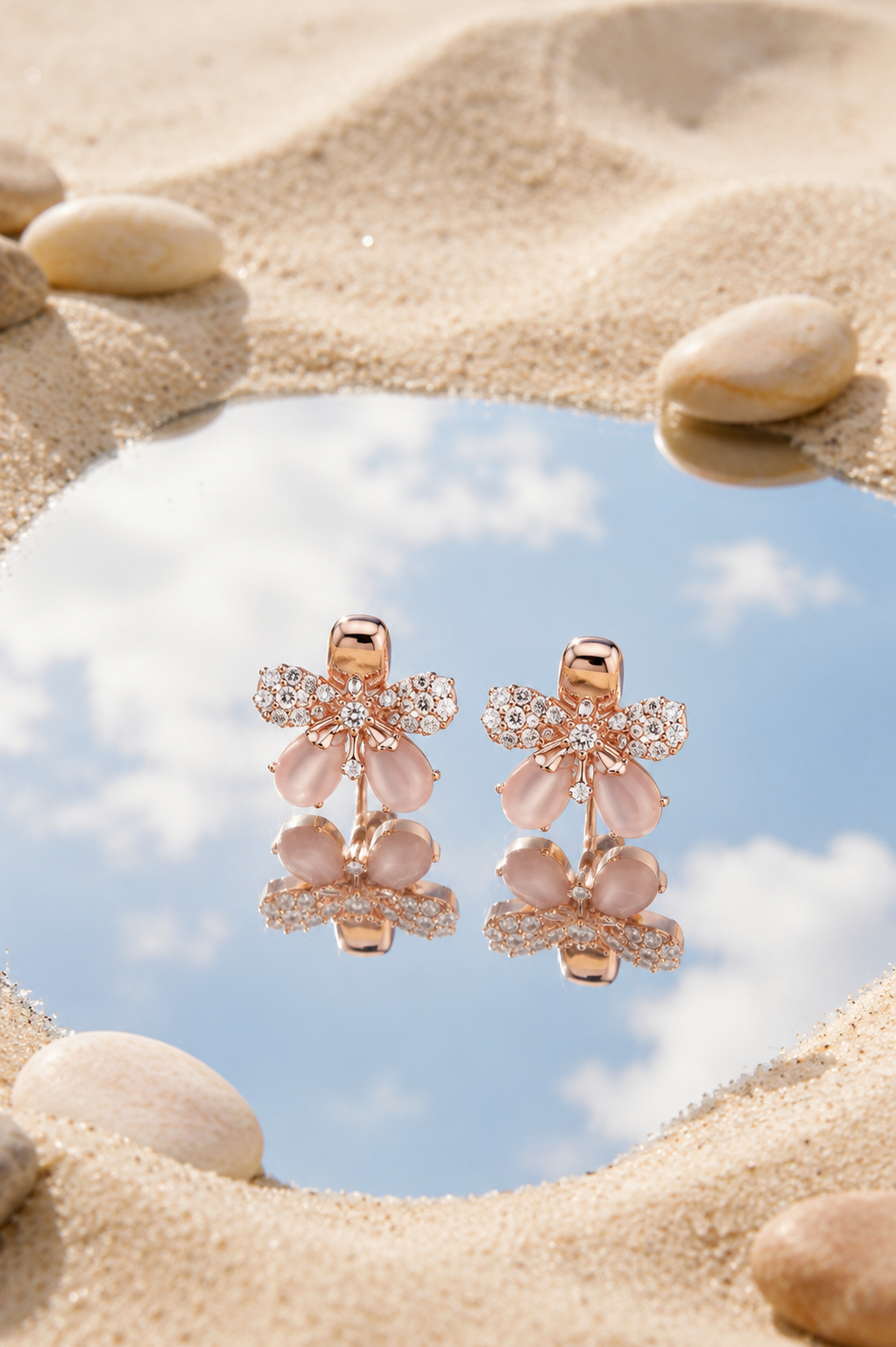 Lumière Flower Earrings
