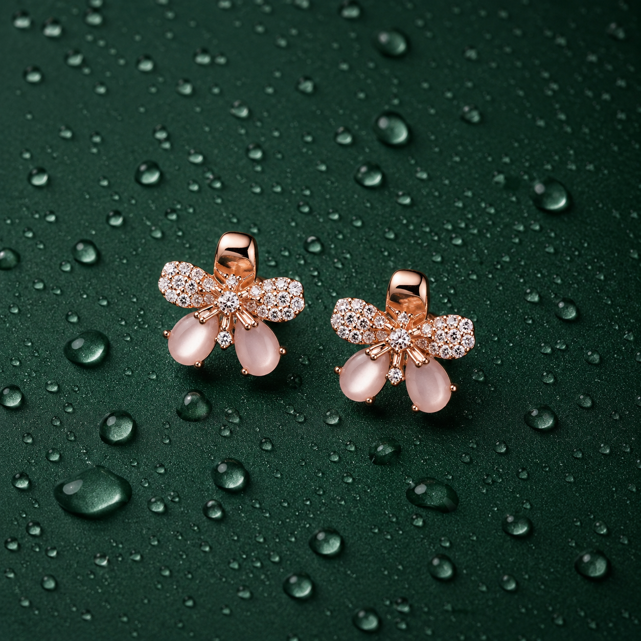 Lumière Flower Earrings