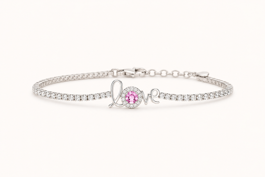 Serene Diamond Charm Bracelet