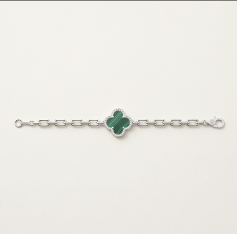 Élora Malachite Charm Bracelet