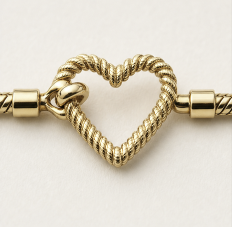 Golden Heart Essence Bracelet