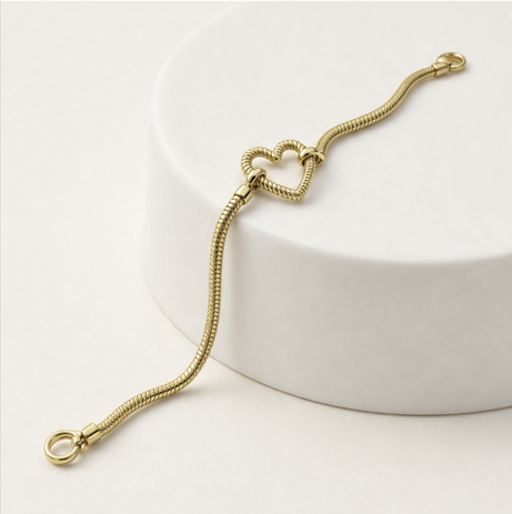 Golden Heart Essence Bracelet
