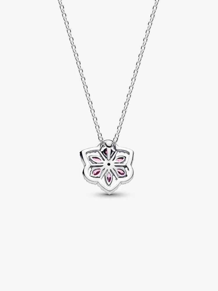 Pink Flower Necklace