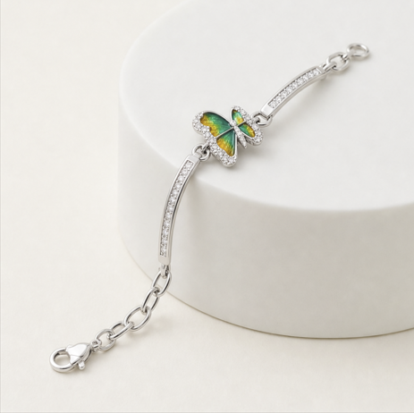 Luxe Butterfly Radiance Bracelet