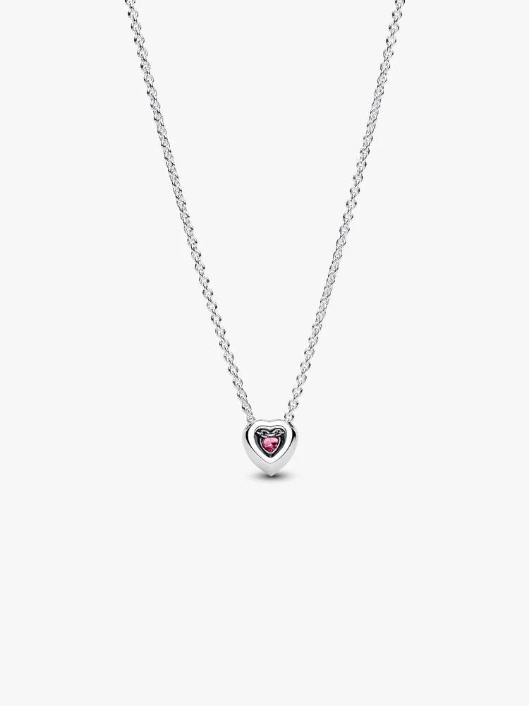 Pink Heart Necklace