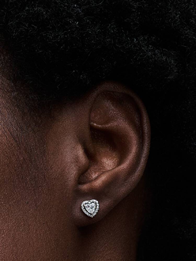 Heart Stud Earrings
