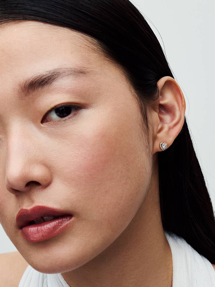 Heart Stud Earrings