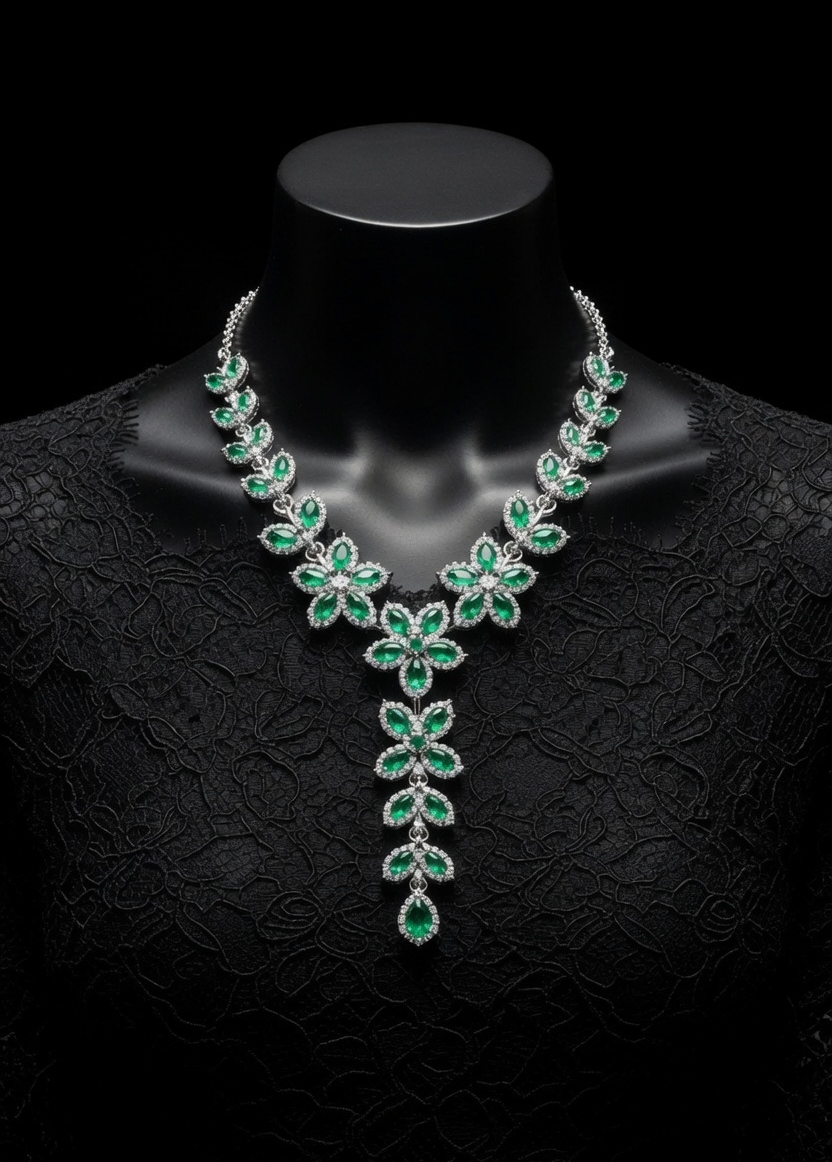 Emerald Grace jewellery set