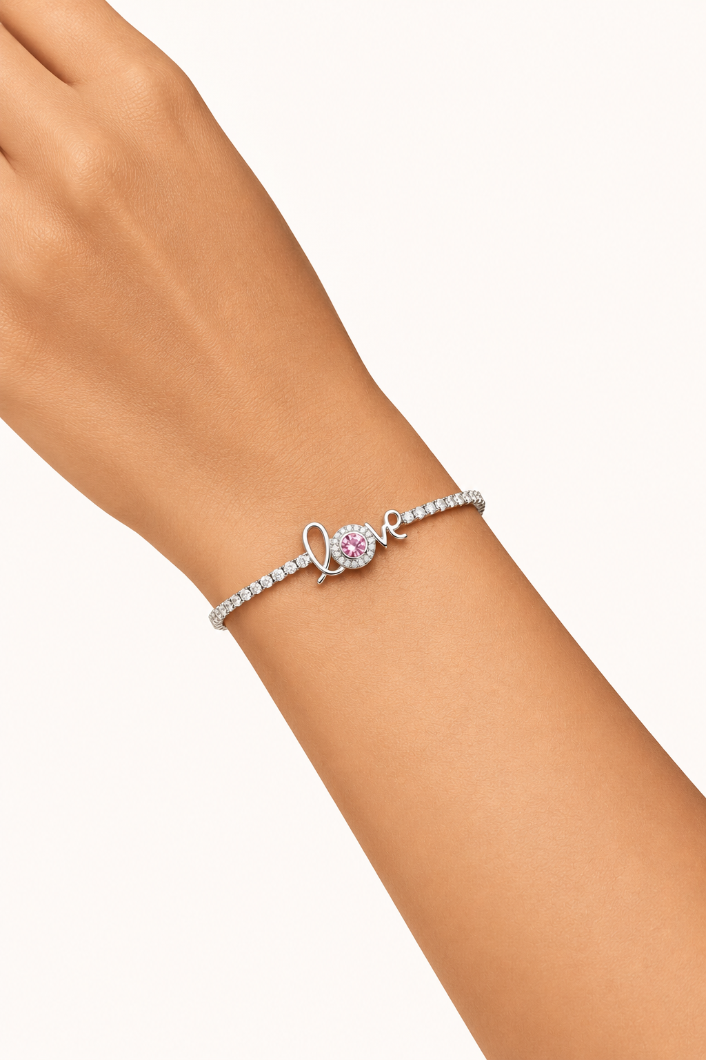 Serene Diamond Charm Bracelet