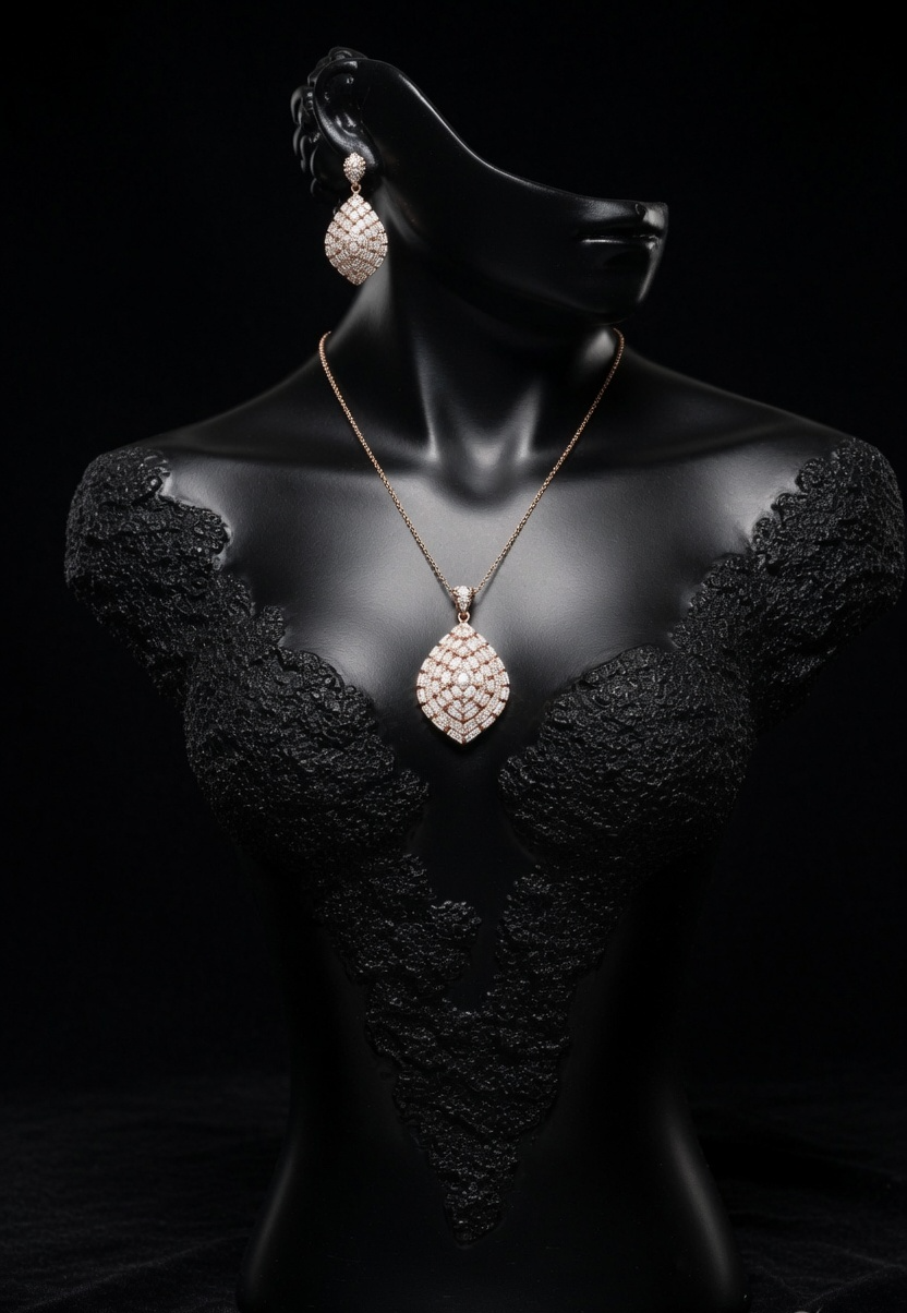 Crystal Bloom jewellery set